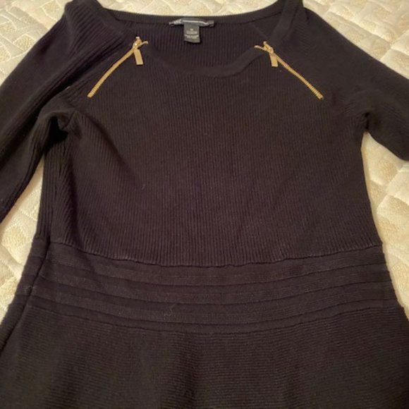 INC Concepts Black Sweater Dress - Picture 5 of 6